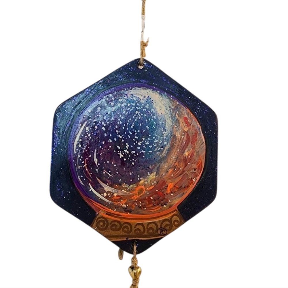 Crystal Ball Galaxy Hanging Decor